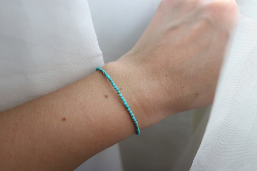 Turquoise Gemstone Beaded Bracelet