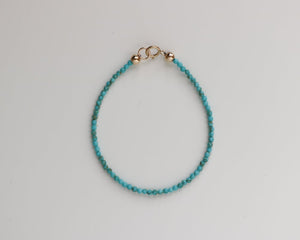 Turquoise Gemstone Beaded Bracelet