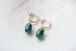 Load image into Gallery viewer, Alpine Malachite Earrings
