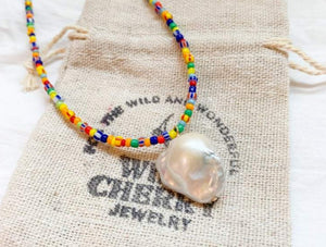 Colorful Seed Bead Necklace
