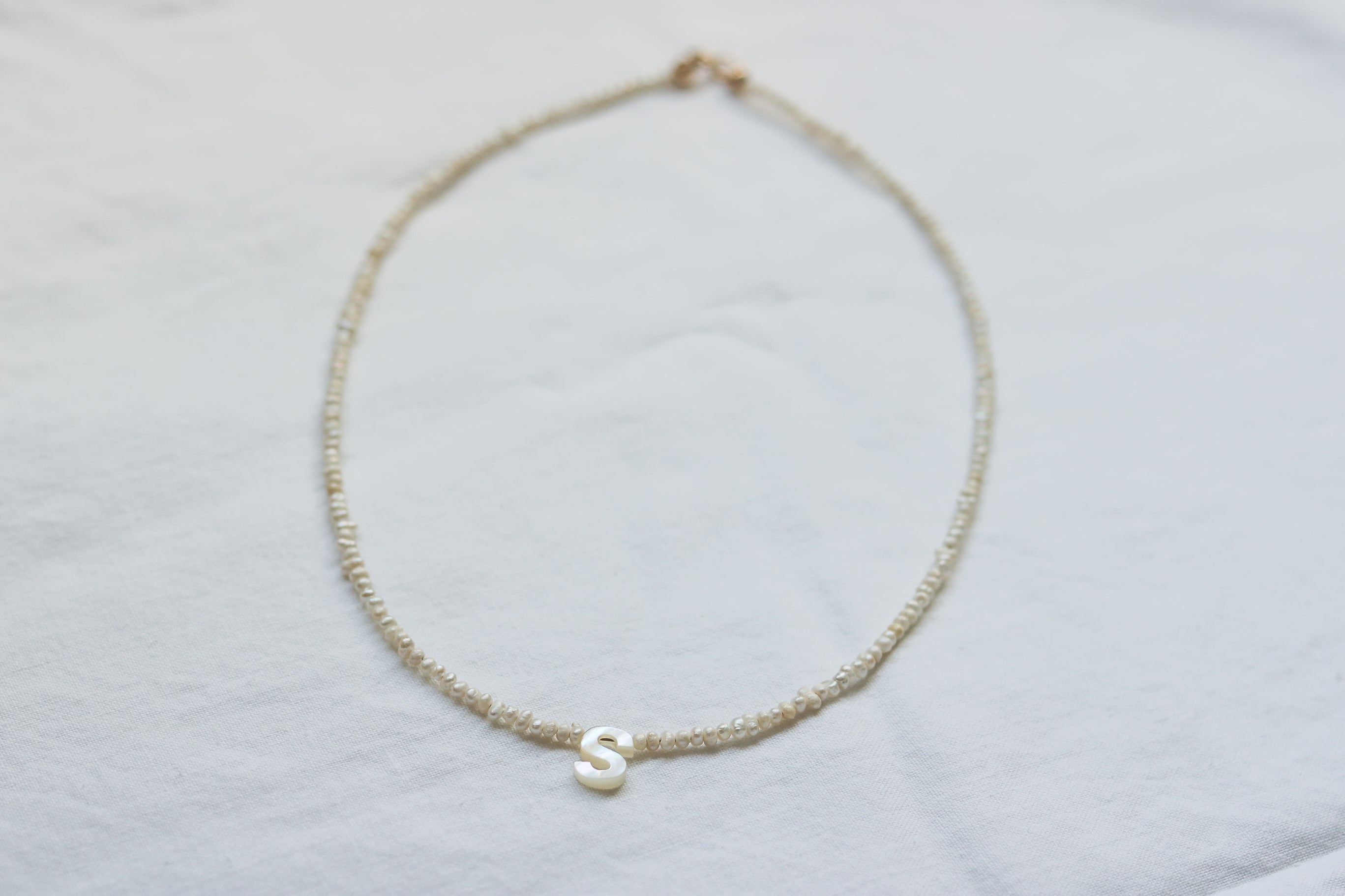 Personalized Pearl Necklace