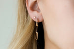 Load image into Gallery viewer, Paperclip Chain Earrings
