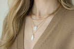 Load image into Gallery viewer, Mother of Pearl Necklace Stack
