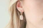 Load image into Gallery viewer, Latte Hoop Earrings
